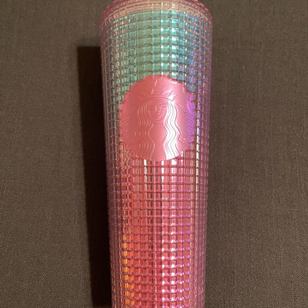 Brand New Pink Grid Starbucks